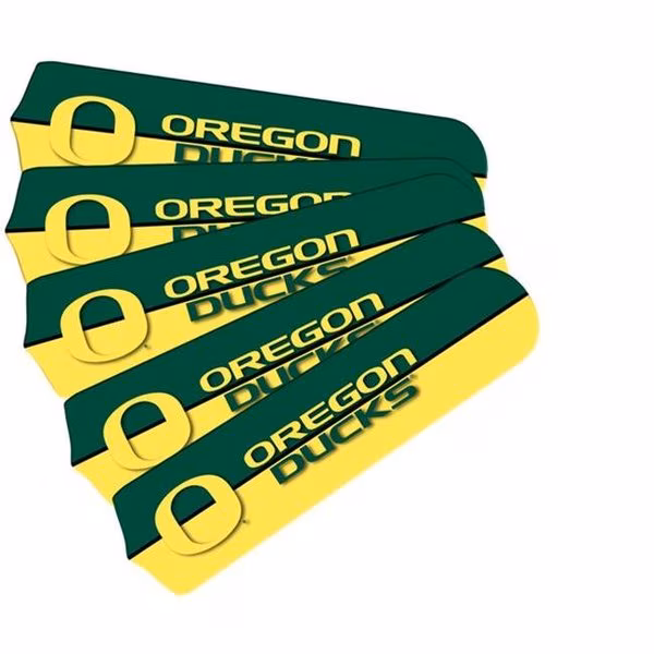 Ceiling Fan Designers 7990-ORE 52 in. New NCAA Oregon Ducks Ceiling Fan Blade Set